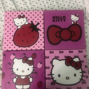 Hello Kitty Pink and Red Art Set